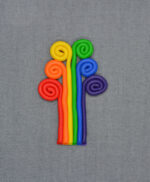 rainbow flower magnes