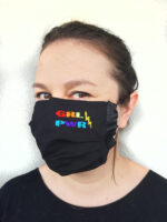 Tęczowa maseczka Girl Power