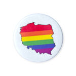 przypinka tęczowa Polska