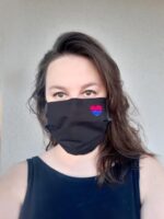 Maseczka serce bisexual