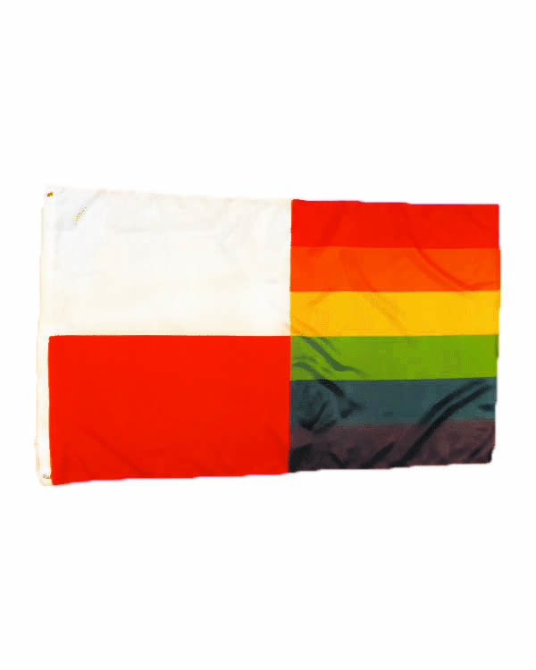 Flaga Polska LGBT