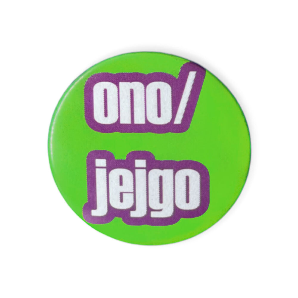 przypinka ono jejgo