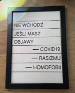 plakat tęcza