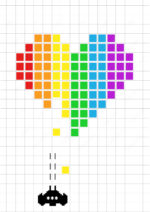 tęczowy minecraft tęczowe serce