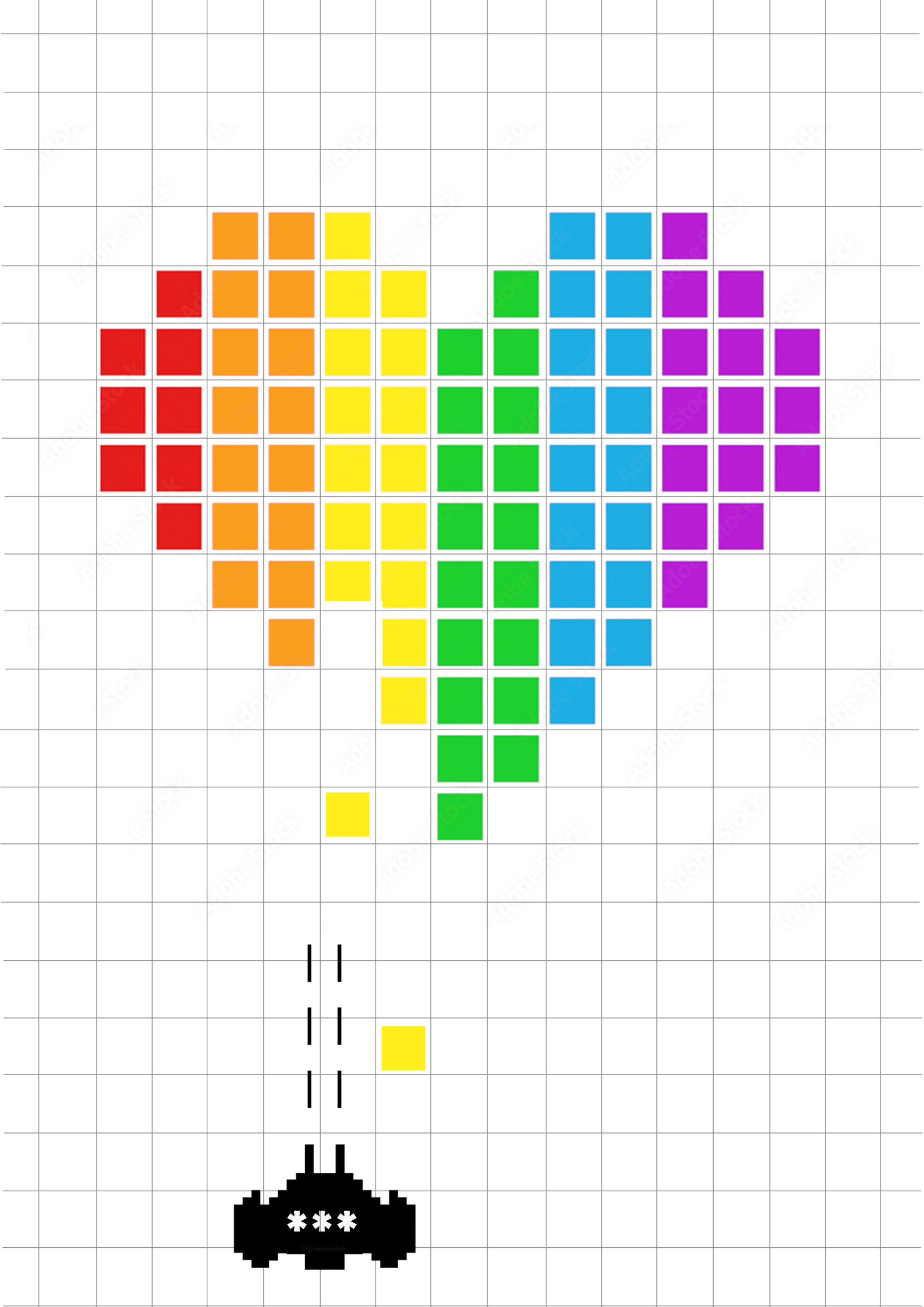 tęczowy minecraft tęczowe serce