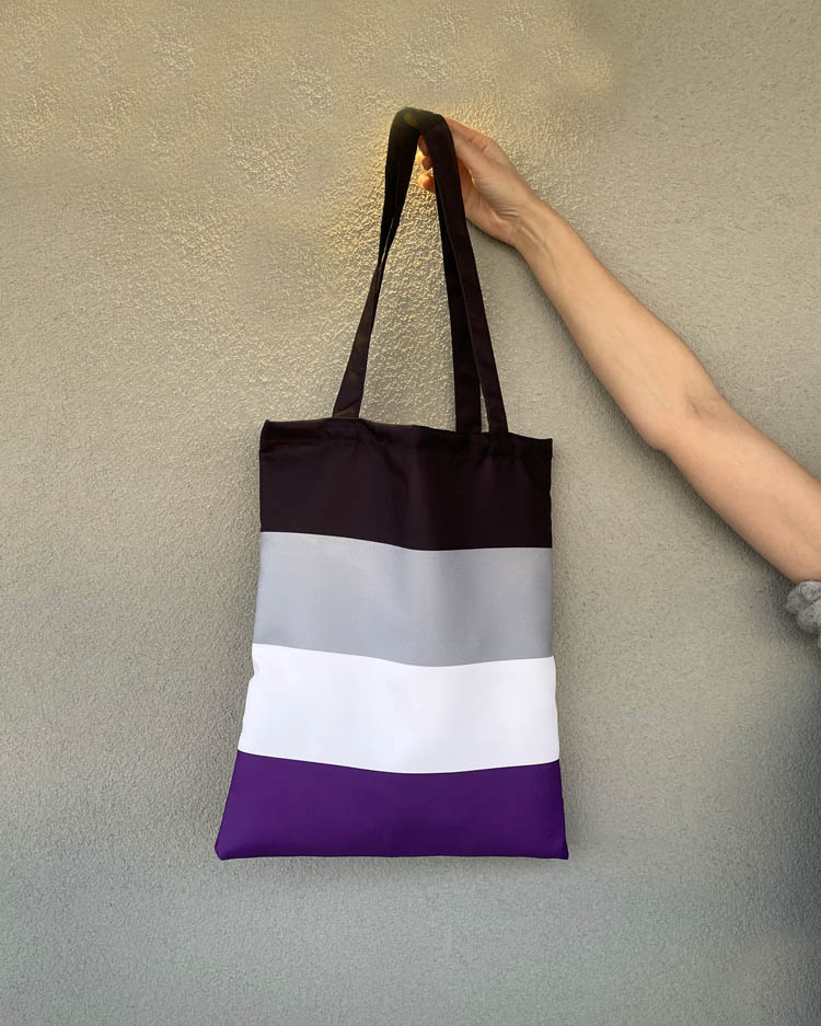 torba aseksualna flaga